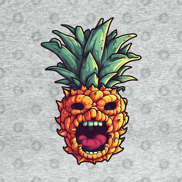 Screaming Pineapple by NVDesigns